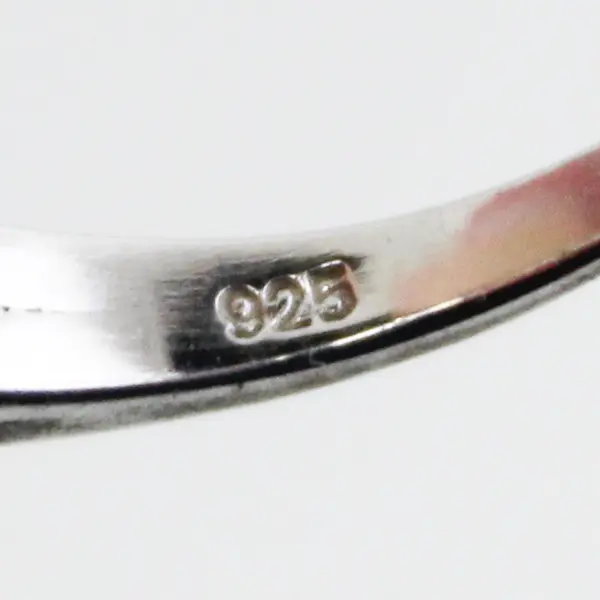 3-Stone Cubic Zirconia And Sterling Silver Ring Size 6