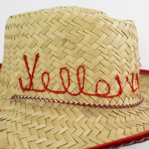 Yellowstone National Park Child's Souvenir Straw Cowboy Style Hat