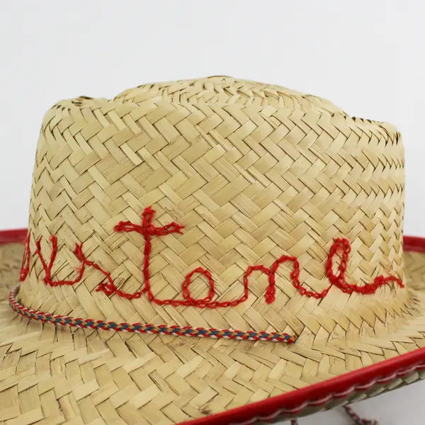 Yellowstone National Park Child's Souvenir Straw Cowboy Style Hat