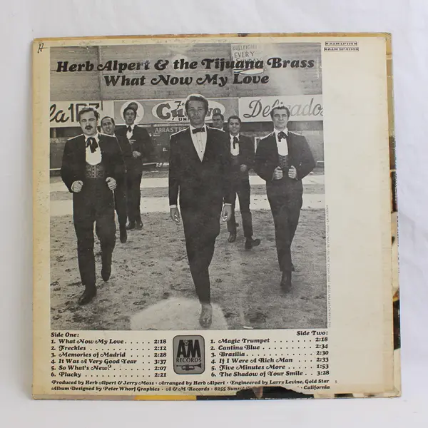 Herb Alpert and the Tijuana Brass What Now My Love 12" Vinyl Record