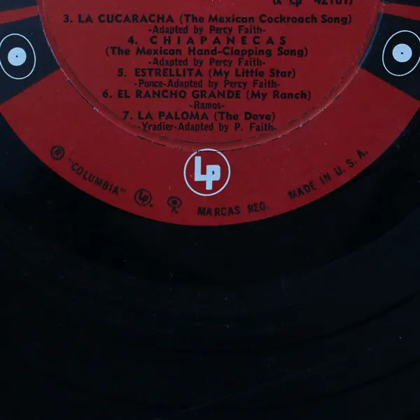 Percy Faith and His Orchestra "Viva: The Music of Mexico" 12" Vinyl Record