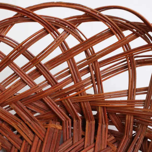 Handmade Woven Wicker/Rattan Round Decorative/Display Bowl 9.5"  Diameter