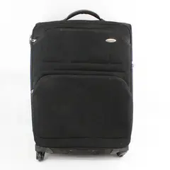 Samsonite 1910 Black Expandable Carry-On Suitcase W/Wheels Collapsible Handle