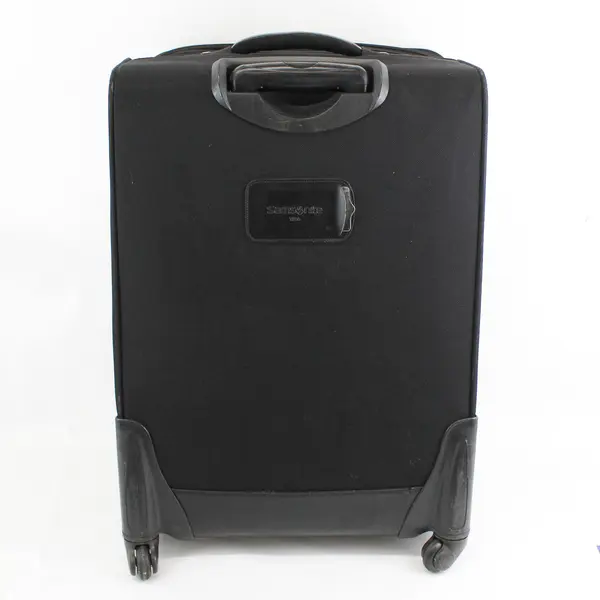 Samsonite 1910 Black Expandable Carry-On Suitcase W/Wheels Collapsible Handle