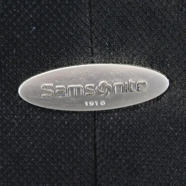 Samsonite 1910 Black Expandable Carry-On Suitcase W/Wheels Collapsible Handle