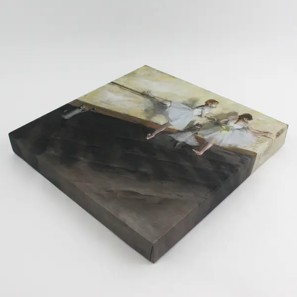 Degas Dancers Practicing At The Barre Painting By Sarah Adams