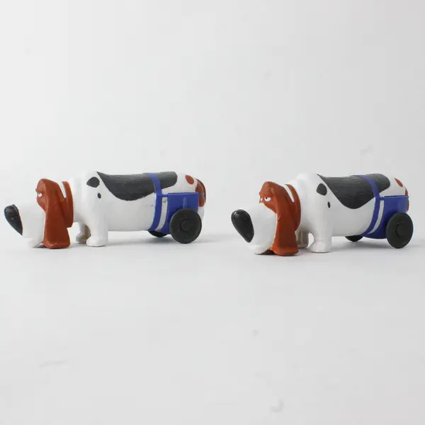 Set of 2 Secret Life of Pets Basset Hound Burger King 2016 Figures