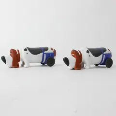 Set of 2 Secret Life of Pets Basset Hound Burger King 2016 Figures