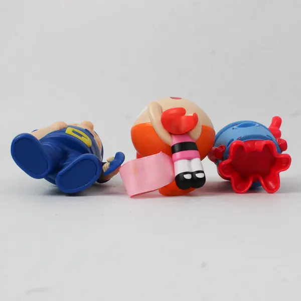 Lot of 3 Fast Food Toys - Powerpuff Blossom Ring, Oh (Home), Gnomeo