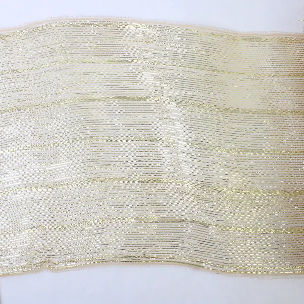 Set of 2 Gold Metallic Poly Mesh Rolls for Wreaths Bows Crafts