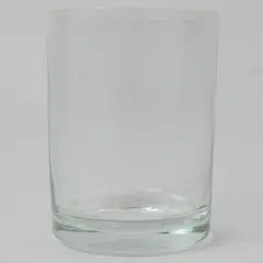 Clear Glass Votive Candle Holder Tumbler 3in Tall