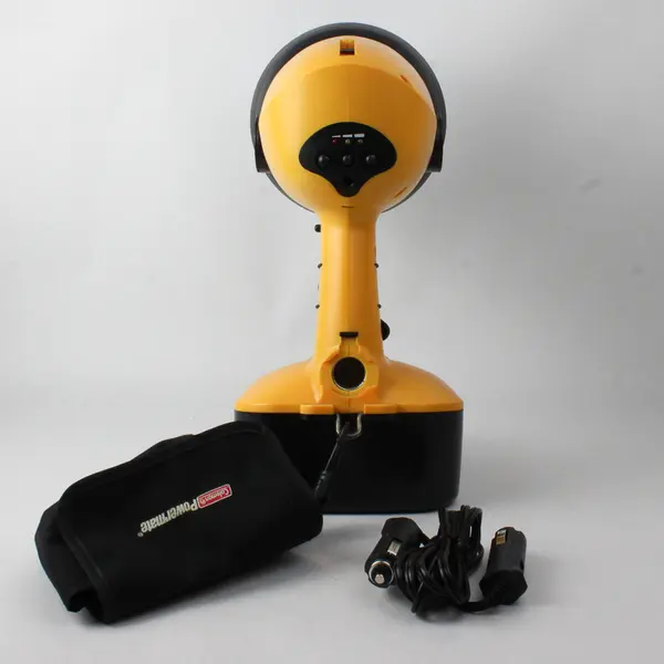 Coleman Powermate Yellow Spotlight with Car Charger
