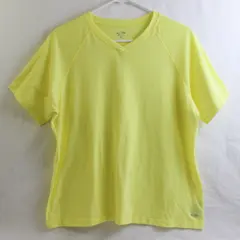Champion Butter Yellow Short Length Sleeve T-Shirt Women's Size XL