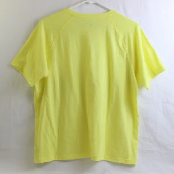 Champion Butter Yellow Short Length Sleeve T-Shirt Women's Size XL