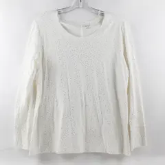 Ana White With Gold Polka Dot Print Long Sleeve T-Shirt Women's Size XL