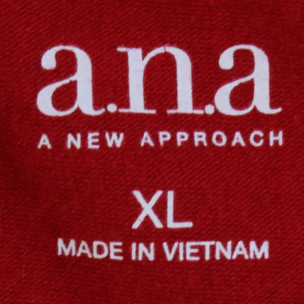  Ana Solid Red Color Long Sleeve T-Shirt Women's Size XL