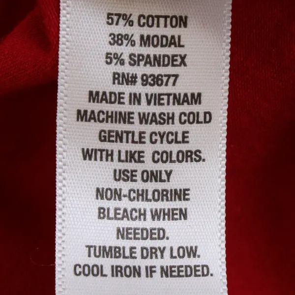  Ana Solid Red Color Long Sleeve T-Shirt Women's Size XL