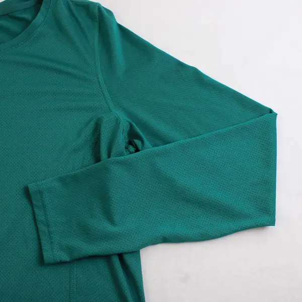 Danskin Now Teal Blue/Green Long Length Sleeve Activewear Top Women's Size XL