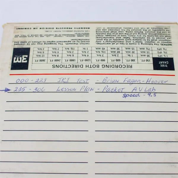 Scotch 5" Reel-to-Reel Tape 32min Home Recording Used Untested