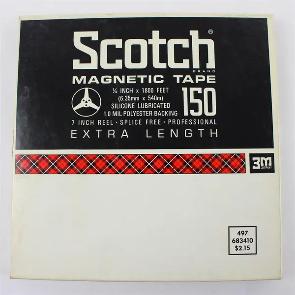 Scotch 7" Reel to Reel Tape 192 Minutes Used Home Recording