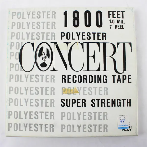Concert 7" Reel to Reel Tape 192mins Used Home Recording