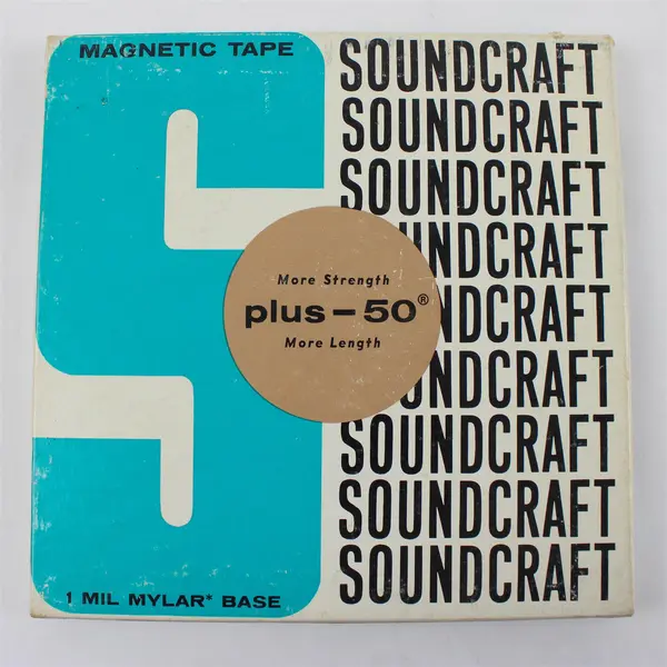 Soundcraft 7" Reel to Reel Tape 192mins Used Home Recording