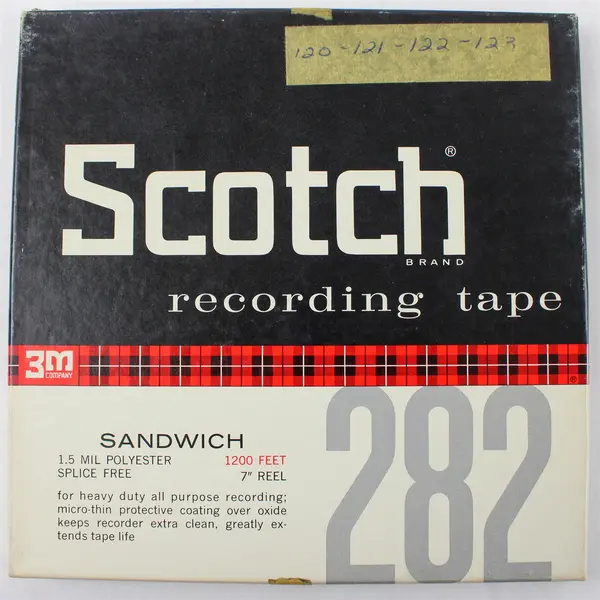 Scotch 7" Reel to Reel Tape 128 Minutes Used Home Recording
