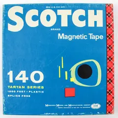 Scotch 7" Reel to Reel Tape 192mins Used Home Recording