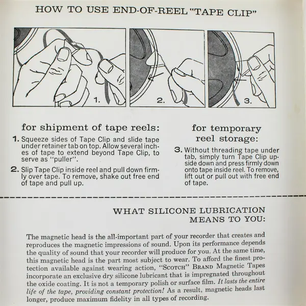 Scotch 7" Reel to Reel Tape 192mins Used Home Recording
