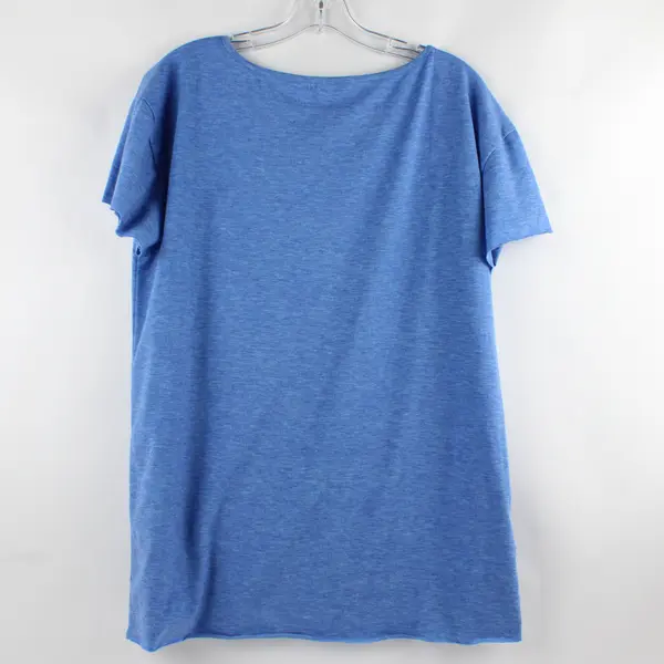 Lilicloth Blue "No Such Thing As Grouchy Old Ppl" Short Sleeve T-Shirt Womens XL