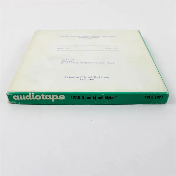 Audiotape 7" Reel to Reel Tape 60mins Used Home Recording