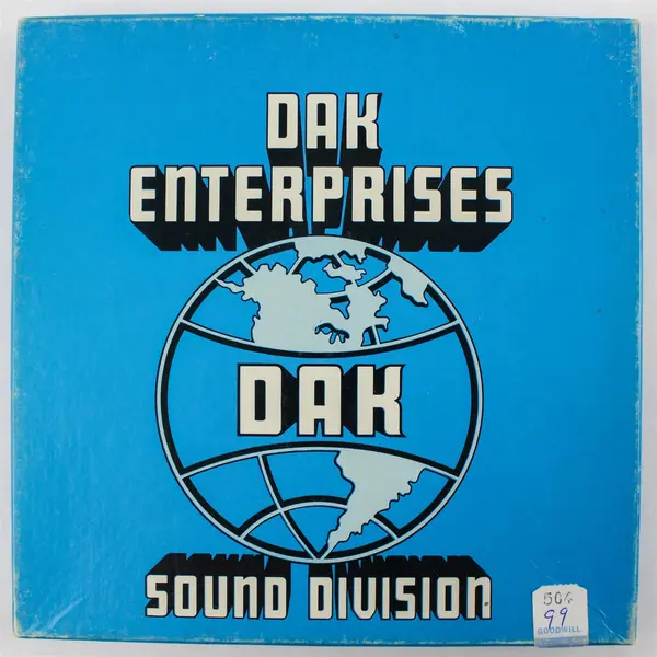 Dak Enterprises 7" Reel to Reel Tape 192mins Used Home Recording