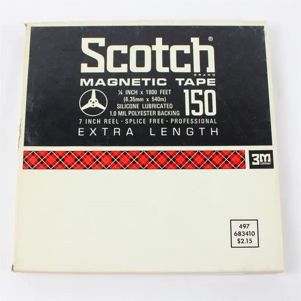Scotch 7" Reel to Reel Tape 192mins Used Home Recording