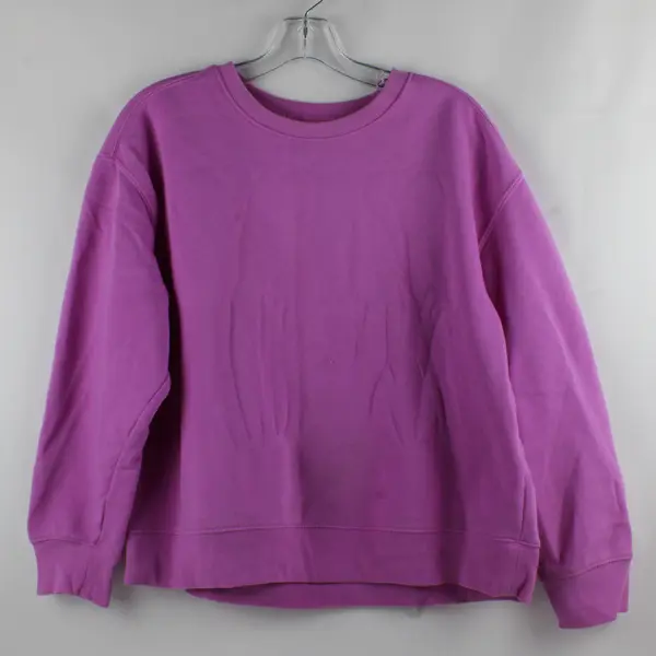 Athletic Works Women's M Lavender Purple Crewneck Sweatshirt Pullover