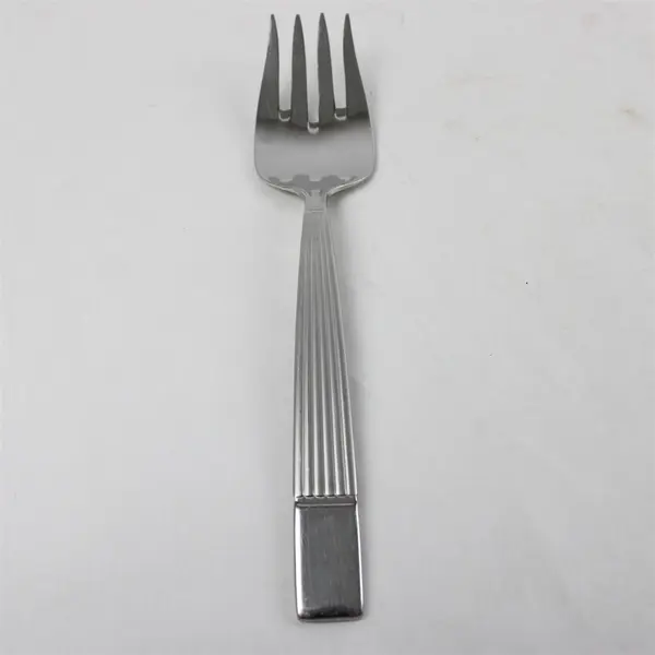 Lot of 2 Oneida Telluride Stainless Solid Serving Fork & Dinner Fork