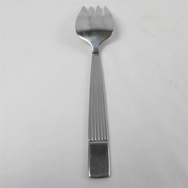Lot of 2 Oneida Telluride Stainless Solid Serving Fork & Dinner Fork