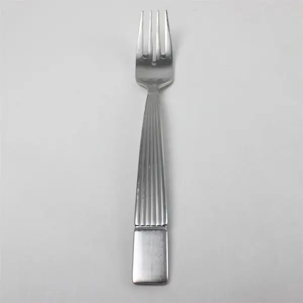 Lot of 2 Oneida Telluride Stainless Solid Serving Fork & Dinner Fork