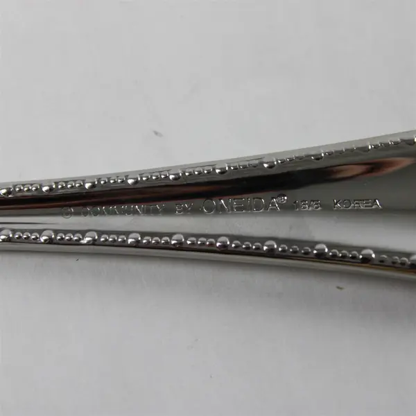 Lot of 3 Oneida Taraza Stainless Hollow Knife Solid Serving Fork & Place Spoon