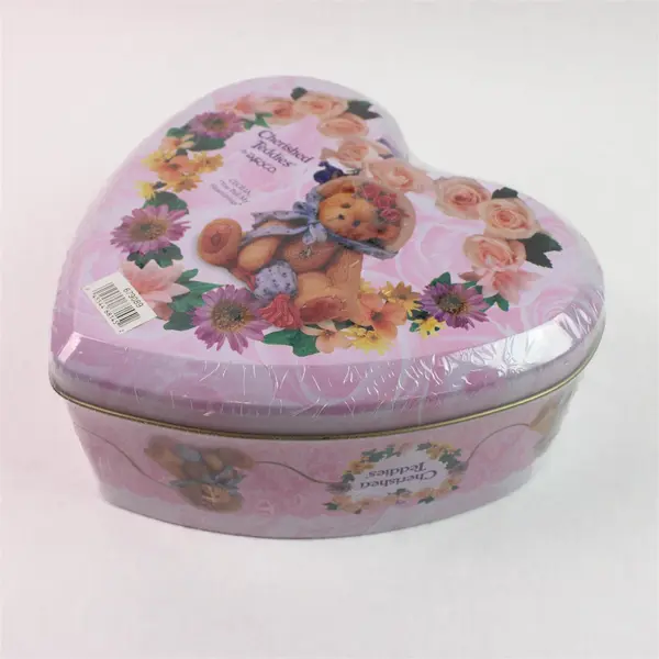Enesco Cherished Teddies Cecilia 'You Pull My Heartstrings' Candle Tin - New