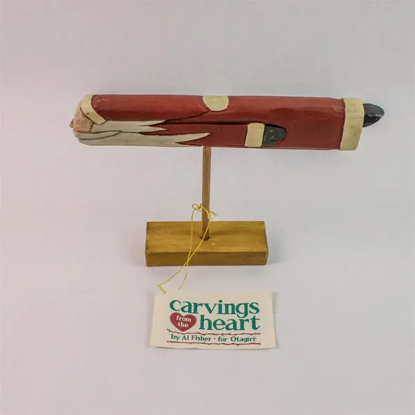 Otagiri Carvings From The Heart Al Fisher Santa Figurine New