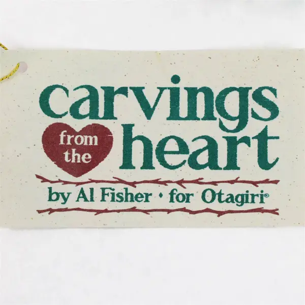 Otagiri Carvings From The Heart Al Fisher Santa Figurine New