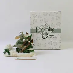 Fitz and Floyd Charming Tails 'Who Put That Tree There?' Figurine 87/621 New