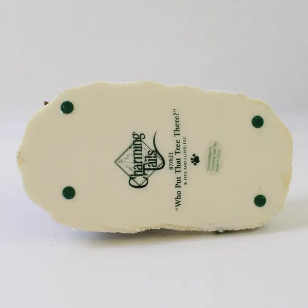 Fitz and Floyd Charming Tails 'Who Put That Tree There?' Figurine 87/621 New