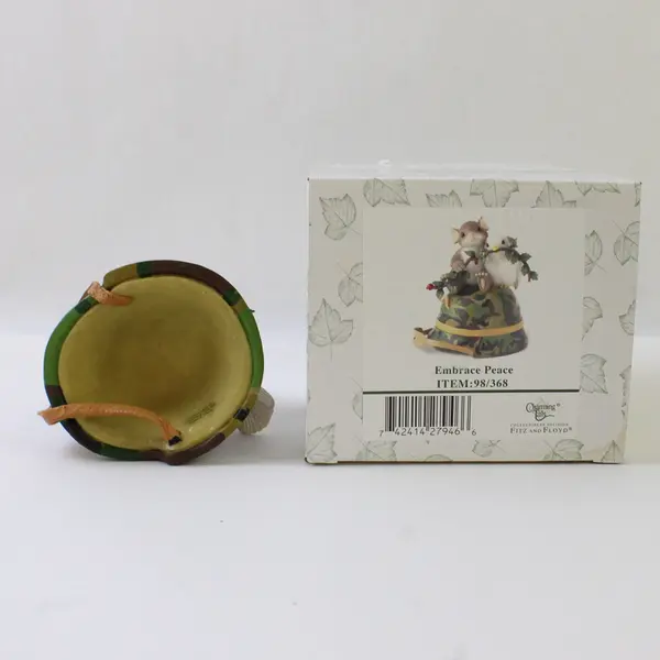 Fitz & Floyd Charming Tails 'Embrace Peace' Figurine 98/368 New