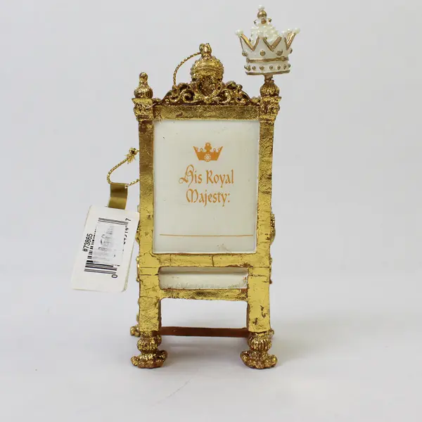 Romans Inc Gold Throne It's Good to be King Ornament Religious Holiday