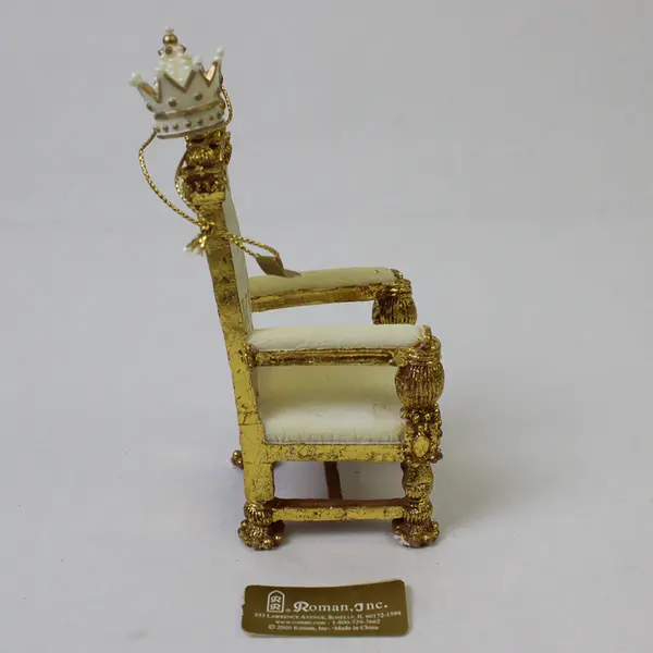 Romans Inc Gold Throne It's Good to be King Ornament Religious Holiday