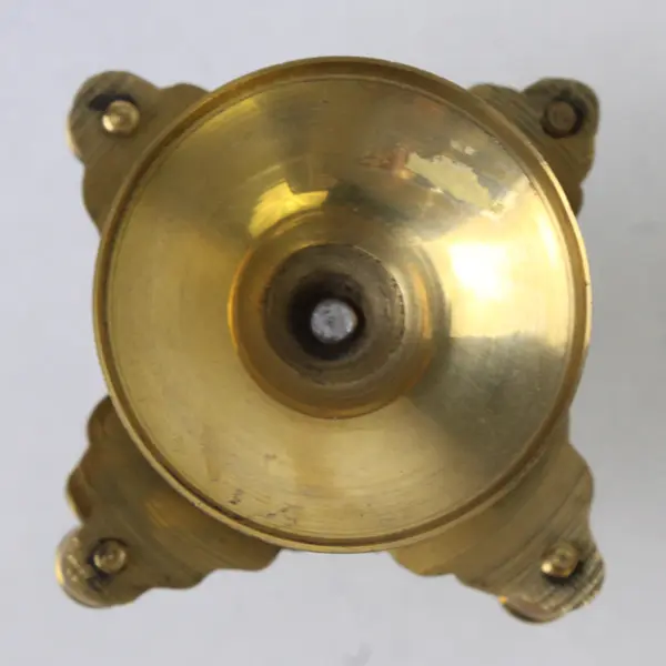 Gold Tree Multi Candle Holder Decorative Metallic Stand Mantel