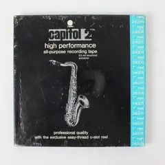 Capitol 2 Reel to Reel Tape 7" 64mins Used Home Recording Folk and Oldies