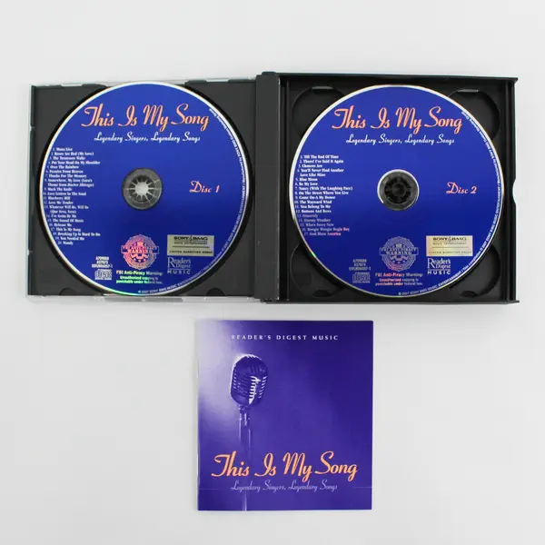 Reader's Digest   This is my Song  Legendary Singers, Legendary Songs  4 CD Set