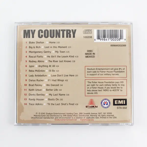 My Country: Smash Hits by Various Artists CD, Aug-2010, Stadium Entertainment